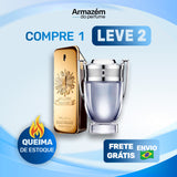 2 Perfumes Masculinos (100ml) - 1 Million | Invictus (5 Anos Armazém do Perfume)