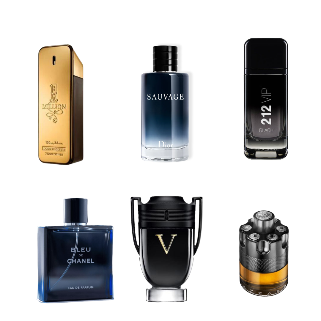 Combo 6 perfumes.